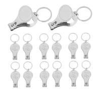 CIYODO 25 Pièces Multifonction Coupe-ongles avec Porte-clés Acier Inoxydable et Ouvre-bouteille Compact pour Voyage Camping et Usage Extérieur