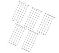 CIYODO 25 Pièces Pigeon Cage T-Shaped Bars Iron Rods for One-Way Bird Door Entrance Replacement Bird Door Metal Rods for Racing and Meat Pigeons