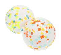 CIYODO 2pièces Balles pour Chiens Jouets De Dentition Rebondissants Balles Amusantes pour Petits Chiens Et Chiots