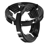 CIYODO 2pièces Couvercle De Poêle à Gaz Support De Poêle à Gaz Housse De Protection Acier Inoxydable Support De Wok à Feu Pare-vent Pour Cuisinière