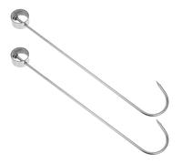 CIYODO 2pièces Crochets à Viande Acier Inoxydable Pour Boucher Suspendre La Viande Fumer Sécher Barbecue Et Cuisiner