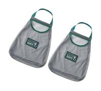 CIYODO 2pièces Filets Réutilisables pour Légumes Fruits Ail Oignons Maille Suspendue Rangement Mural Pochettes Stockage Pratiques Et Écologiques