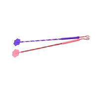 CIYODO 2pièces Fouet De Dressage pour Animaux De Compagnie Lot de Petite Couleurs Mélangées pour Éducation Chien Chat