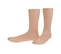 CIYODO 2pièces Modèle De Pied Pour Chaussettes Lot De Présentoirs De Chaussures Mannequin De Pied Réaliste