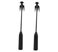 CIYODO 2pièces Outil De Désherbage Acier Inoxydable Cultivateur Manuel pour Désherbage Aération Sol Et Plantation Et Portable pour Jardinage