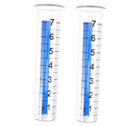CIYODO 2Pièces Pluviomètre pour Jardin de Outil de Mesure de Pluie pour Fournitures de Pelouse Décoratif Pratique