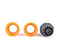 CIYODO 2pièces Raccord De Tuyau Arrosage Plastique Abs Lot de Réparateur De Fuites Et Connecteur pour Rallonger Tuyaux Standard