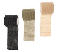CIYODO 3 pièces Bande de Contention Camouflage Élastique Non Tissée Protection Genou et Poignet Auto-adhésive Imperméable et Facile à Utiliser