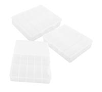 CIYODO 3 pièces Boîte de Rangement Manucure Transparente Organisateur pour Faux Ongles et Accessoires Nail Art Design Compact et Moderne Coffret Pratique pour Salon et Usage Personnel