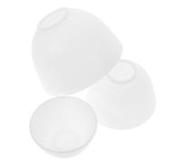 CIYODO 3 Pièces Bol Silicone Chute pour Mélange de Masque Facial Set de Bols de Variées pour Soins Visage Mélange Ingrédients et DIY Huile Capillaire et Facile à Nettoyer