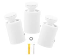 CIYODO 3 pièces Crochets de Radiateur Plastique pour Salle de Bain Supports de Rangement Muraux Élégants pour Accessoires de Chauffage