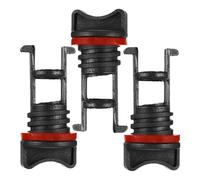 CIYODO 3 pièces Lot de Bouchons de Vidange Kayak Nylon Étanches avec Filetage Protège Coque Canoë Barque Kit Drain Pratique et Léger