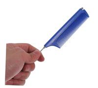 CIYODO 3 Pièces Peigne Queue Extensible Acier Inoxydable Professionnel pour Coiffure Salon et Usage Personnel Adultes et Garçon Fille