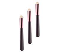CIYODO 3 pièces Pinceaux Lèvres Professionnels Fibre Artificielle pour Maquillage Application Uniforme Lèvres et Fusion Mini Pinceaux Multifonctions