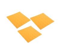 CIYODO 3 Pièces Tuiles PVC Aveugles Antidérapantes pour Trottoirs avec Relief Tactile Résistantes Aux Intempéries Faciles à Installer Pavés de Guidage pour Chemins et Voies Piétonnes