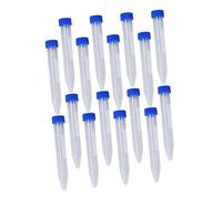 CIYODO 30 Pièces Lot de Tubes à Essai Plastique avec Bouchons à Vis Tubes Centrifuges Gradués pour Laboratoire Biologie et Chimie