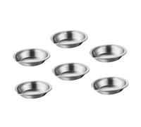 CIYODO 30 pièces Palette de Peinture Inox Plateaux Mélangeurs Robustes et Durables Adaptés Aux Artistes Étudiants et Amateurs Facile à Nettoyer