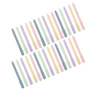 CIYODO 30 Pièces Rallonges de Crayon Antidérapantes Extenseurs Ergonomiques pour Crayons Standard Aide Correction Prise pour Écoliers et Artistes