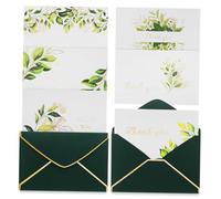 CIYODO 36 Pièces Cartes de Élégantes pour Enseignants et Cartes de Remerciement Fête Papier Lisse pour Messages Sincères Lot Anniversaire et Fête des Mères