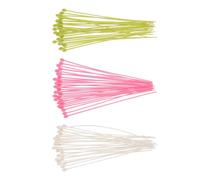 CIYODO 3ensemble Perming Tools Plastic Hair Curler Roller Pins For Secure Styling Reusable Perm Clips For Hairdressing With Design Couleur Aléatoire