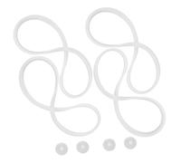 CIYODO 4 Ensembles Silicone Lunch Box Lid Gaskets With Seal Stoppers Leak-resistant Replacement Rings For Insulated Food Containers Meal Prep Silicone Sealing Accessories
