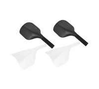 CIYODO 4 Pièces Barber Facial Shield With Handle For Hair Dyeing And Styling Reusable Plastic Protection For Salon And Barbershop