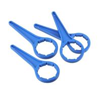 CIYODO 4 Pièces Clé pour Couvercle de Seau Plastique Ouvre-bidon Ergonomique et Outil Polyvalent pour Ouverture et Serrage Facile des Bidons et Barils
