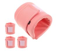 CIYODO 4 Pièces Collier Élisabéthain Réglable Respirant pour Chiens Chats Protection Douce Anti-léchage et Morsure Collier de Récupération Post-opératoire pour Chiots et Chatons Moyens et