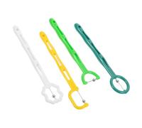 CIYODO 4 Pièces Exercices pour Langue Outil Entraînement Musculaire Oral pour Âges Améliorez Prononciation et Flexibilité Langue Pratique et Réutilisable