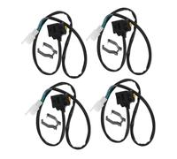 CIYODO 4 Pièces Kit Allumage Mini avec Bobine Haute Tension Interrupteur Étanche Compatible Tout- Scooters