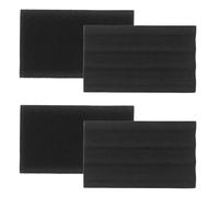 CIYODO 4 Pièces Lot de 4 Protège-Hameçons en EVA Noir Imperméable, Porte-Appât Artificiel Compact et Portable, Rangement Organisé pour Leurres de Pêche, Compatible Canne à Pêche et