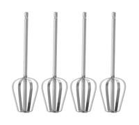 CIYODO 4 Pièces Lot de Acier Inoxydable pour Mixeur Manuel Accessoires Ergonomiques pour Pâtisserie Mélange de Pâte et Sauce Nettoyage Facile