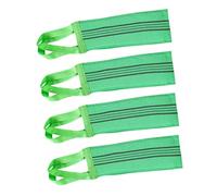 CIYODO 4 Pièces Lot de Débarbouillettes Exfoliantes Longues à Serviette de Bain Douce pour Corps Gommage pour Hommes et Femmes Nettoyage Profondeur Dos