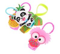 CIYODO 4 pièces Lot de Housses Silicone pour Bouteilles Portables Protège-main et Pratique Étui Suspendu pour Sac à Dos pour Voyage et Activités Extérieures