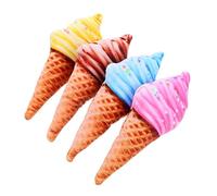 CIYODO 4 Pièces Peluche pour Cataire Mordre Squeaky pour Stimule Intérêt Animaux