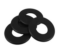 CIYODO 4 Pièces Plaques de Rosace Fendues pour Échelle de Piscine Caches de Protection des Tubes et Accessoires de Remplacement pour Tuyaux