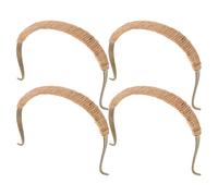 CIYODO 4 Pièces Poignée De Théière En Corde De Chanvre Poignée De Bouilloire à Thé Accessoires De Théâtre De La Bouilloire