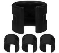 CIYODO 4 Pièces Protection en Caoutchouc pour Vélo, Anneau Anti-Collision | Compatible Vtt, Installation Facile et Retrait Simple, Couvercle de Cadre de Chaîne, Usage Cyclisme