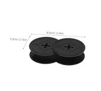 CIYODO 4 Pièces Ruban Encreur Vintage pour Machine à Écrire Ruban Double Bobine Noir et Rouge Compatible Plupart des Machines Mécaniques Anciennes et Authentique