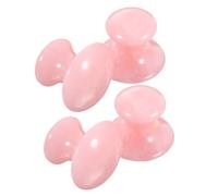 CIYODO 4 Pièces Set de Masseurs Visage Résine Forme Champignon pour Gua Sha Outils de Sculpture Faciale Soin des Yeux et Cou Amélioration de Absorption des Produits de Beauté