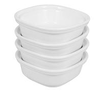 CIYODO 4 pièces Set de Petits à Sauce Céramique pour Apéritifs Plats et Design Minimaliste pour Sauce Soja et Vinaigre Réutilisable