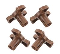 CIYODO 4 pièces Support Plateau Tournant Micro Ondes Plastique Robuste Arbre Coupleur de Remplacement Support Plateau Pivotant pour Four Micro Ondes Détachée et Compatible