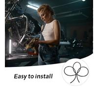 CIYODO 4 pièces Tuyau Essence Multi-usage Durite Carburant Noire pour Tondeuse Tronçonneuse et Matériel Agricole Conduit Carburant Résistant Aux Intempéries