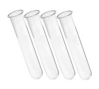 CIYODO 4 pièces Vase à Fleurs Éprouvette Tubes de Propagation Hydroponique pour Plantes Support Décoratif pour Terrarium Facile à Nettoyer et Élégant