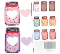CIYODO 48 Ensembles Cartes de Saint Valentin Diy pour Classe Lot de Cartes pour Danniversaire et Fêtes Denfants