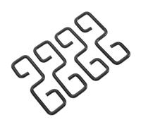 CIYODO 4pièces Adaptateur De Gouttière Métal Clip Installation pour Chaîne De Pluie Crochets pour Pluviales Et Système De Drainage De Toit