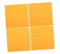 CIYODO 4pièces Planche De Trottoir Tactile Pratique Antidérapante Pour Allée Panneau Aveugle Pour Intérieur Et Extérieur Brique De Pavage Pour Cheminement Sécurisé