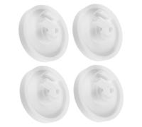 CIYODO 4pièces Support De Roue Pour Panier Inférieur De Lave-vaisselle Support De Poulie Pour Panier De Lave-vaisselle De Rechange Pour Appareils Électroménagers