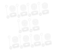 CIYODO 5 Ensembles Silicone Spill Stopper Plug for Water Bottles Leakproof Straw Cap Silicone Lid for Cups and Tumblers Reusable and Easy to Clean