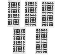 CIYODO 5 Feuilles Marque de numérisation 3D Points de marquage du Scanner Marqueur/Points de numérisation 3D Point de marquage Scanner 3D l'animal de Compagnie Black